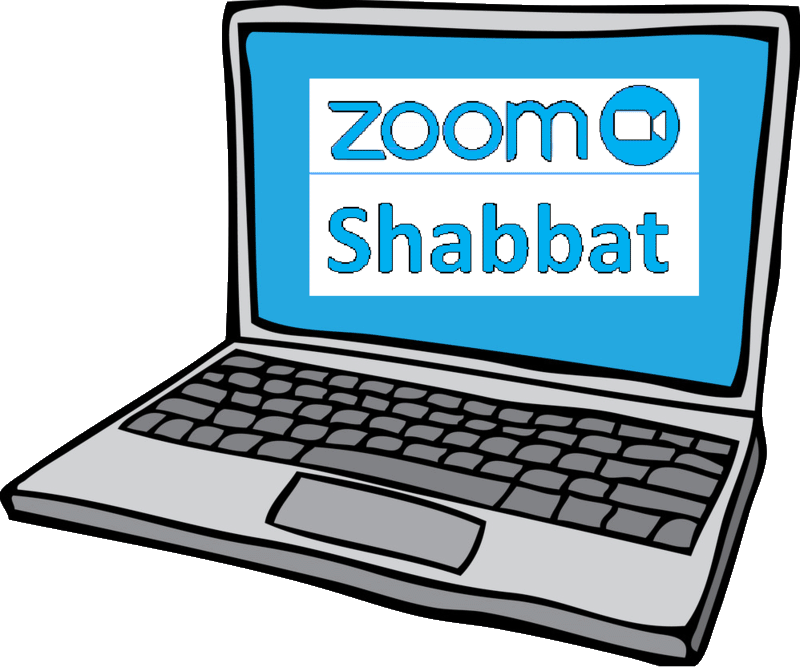 Zoom Shabbat Laptop